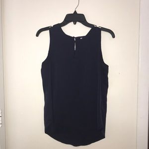 Loose fitting Navy Blue Tank Shirt